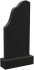 Вертикальный памятник из гранита 1200