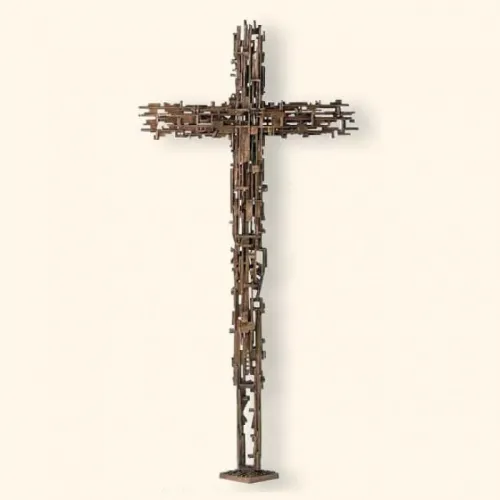 Бронзовый крест для памятника на могилу 24066/133