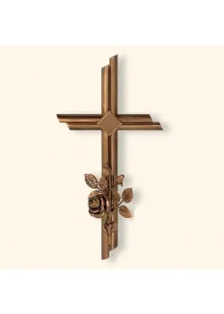 Бронзовый крест для памятника на могилу 24419/50