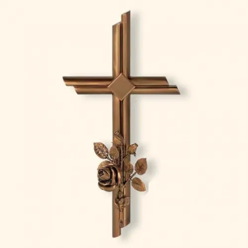 Бронзовый крест для памятника на могилу 24419/50