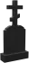 Памятник 3216 с крестом на могилу 