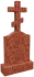 Памятник L/3212 с крестом на могилу
