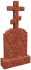 Памятник L/3216 с крестом на могилу