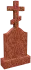 Памятник L/3240 с крестом на могилу