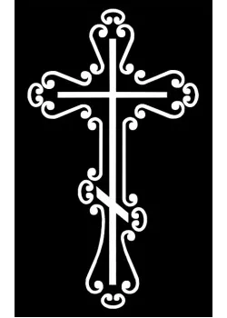 Крест для памятника на могилу 8069