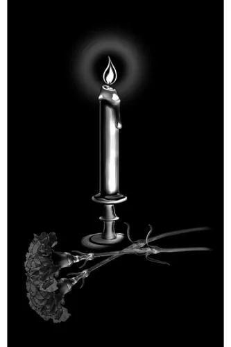 Свеча для памятника на могилу 118