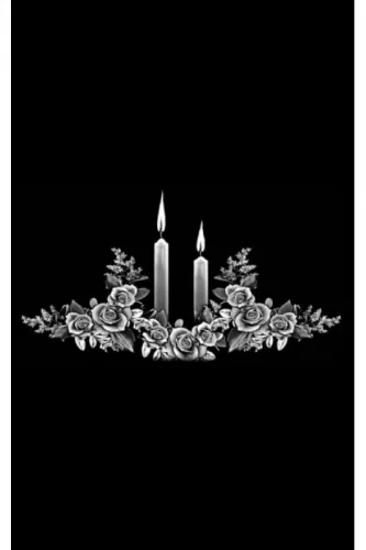 Свеча для памятника на могилу 164