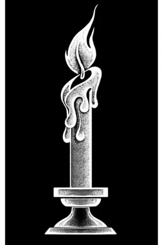 Свеча для памятника на могилу 65