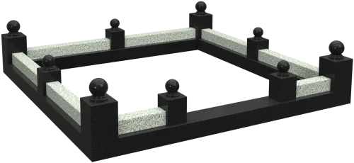 Цоколь на могилу 5210