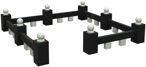 Цоколь на могилу 5214