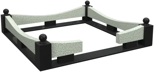 Цоколь на могилу 5240