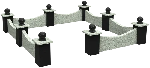 Цоколь на могилу 5244