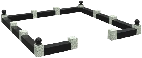 Цоколь на могилу 5333