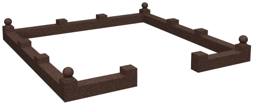 Цоколь на могилу D/5233