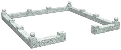 Цоколь на могилу M/5233