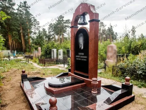 Изготовление памятника из красного гранита