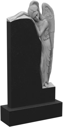 Памятник из гранита с ангелом 6003
